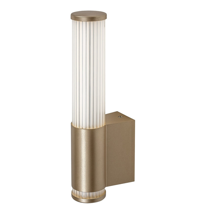 Applique da bagno, Calyn, LED 6 W, 4000 K, 530 lm, H 29 cm, dorata, IP44, 75106