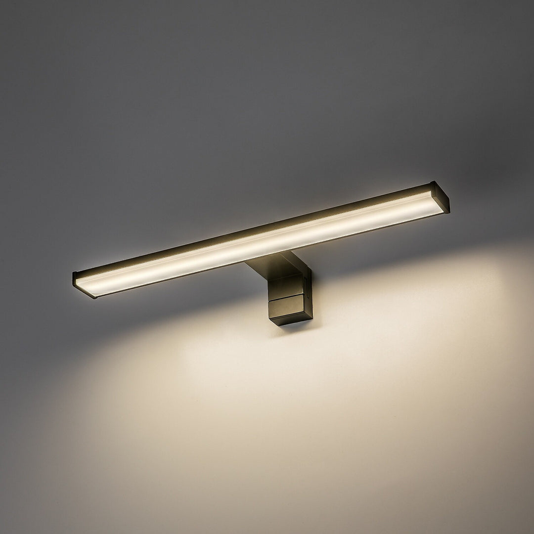 Applique da bagno, Seyra, LED 8 W, 4000 K, 650 lm, L 40 cm, nero, IP44, 75112
