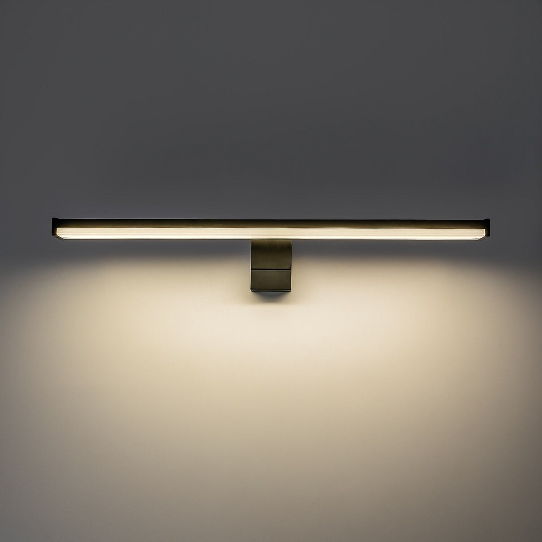 Applique da bagno, Seyra, LED 8 W, 4000 K, 650 lm, L 40 cm, nero, IP44, 75112