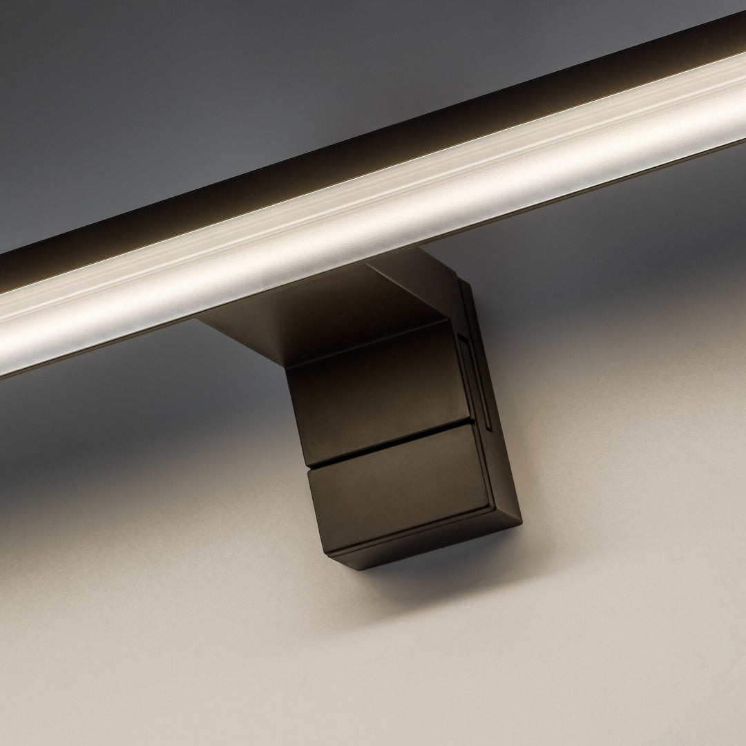 Applique da bagno, Seyra, LED 12 W, 4000 K, 910 lm, L 60 cm, nero, IP44, 75113