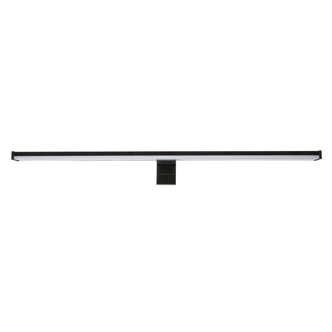 Applique da bagno, Seyra, LED 12 W, 4000 K, 910 lm, L 60 cm, nero, IP44, 75113