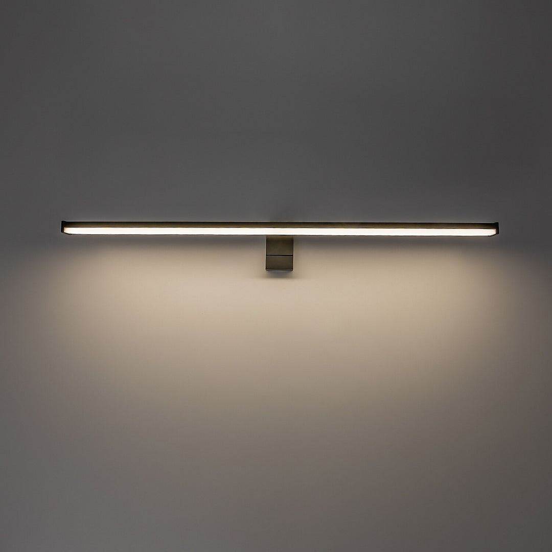 Applique da bagno, Seyra, LED 12 W, 4000 K, 910 lm, L 60 cm, nero, IP44, 75113