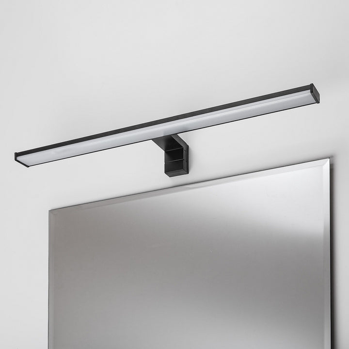 Applique da bagno, Seyra, LED 12 W, 4000 K, 910 lm, L 60 cm, nero, IP44, 75113