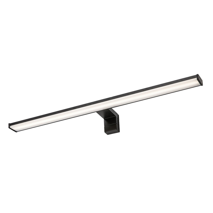 Applique da bagno, Seyra, LED 12 W, 4000 K, 910 lm, L 60 cm, nero, IP44, 75113
