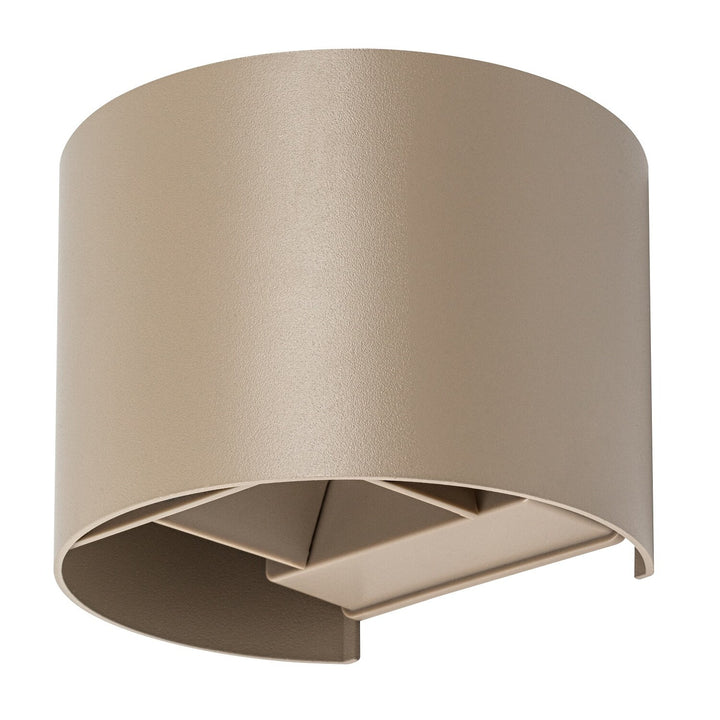 Applique da esterno, Virna, LED 5 W, 420 lm, temperatura di colore 2700, 4000, 6500 K, IP54, grigio-beige, 77217