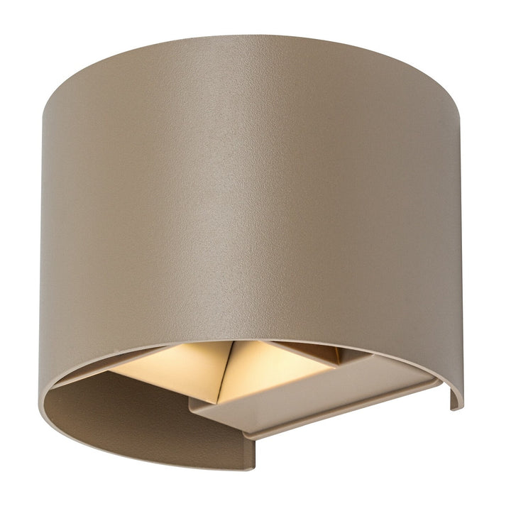 Applique da esterno, Virna, LED 5 W, 420 lm, temperatura di colore 2700, 4000, 6500 K, IP54, grigio-beige, 77217