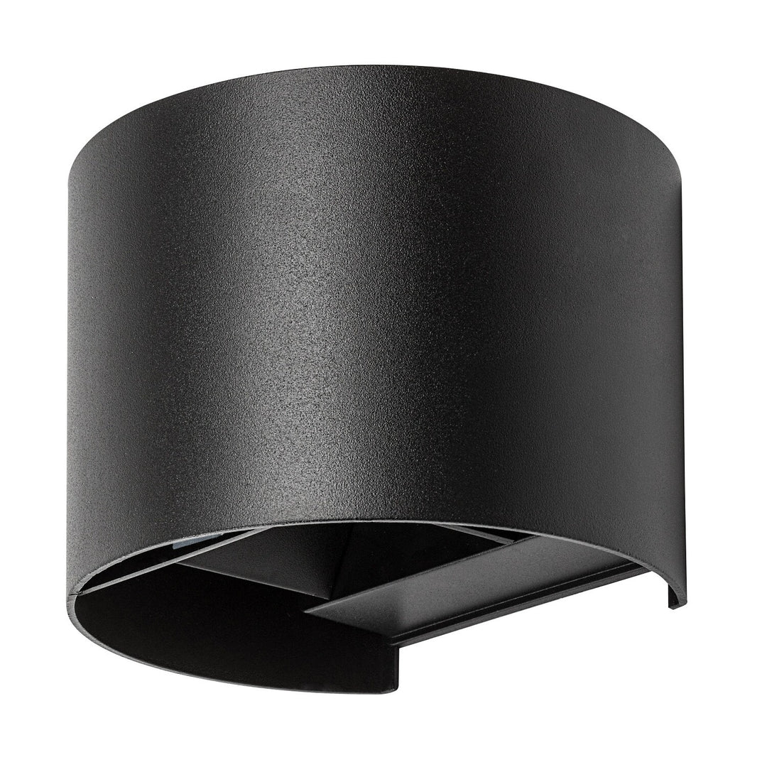 Applique da esterno, Virna, LED 5 W, 420 lm, temperatura di colore 2700, 4000, 6500 K, IP54, nero, 77218