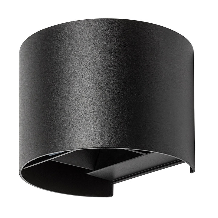 Applique da esterno, Virna, LED 5 W, 420 lm, temperatura di colore 2700, 4000, 6500 K, IP54, nero, 77218