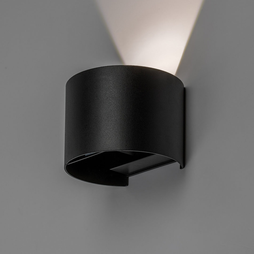 Applique da esterno, Virna, LED 5 W, 420 lm, temperatura di colore 2700, 4000, 6500 K, IP54, nero, 77218