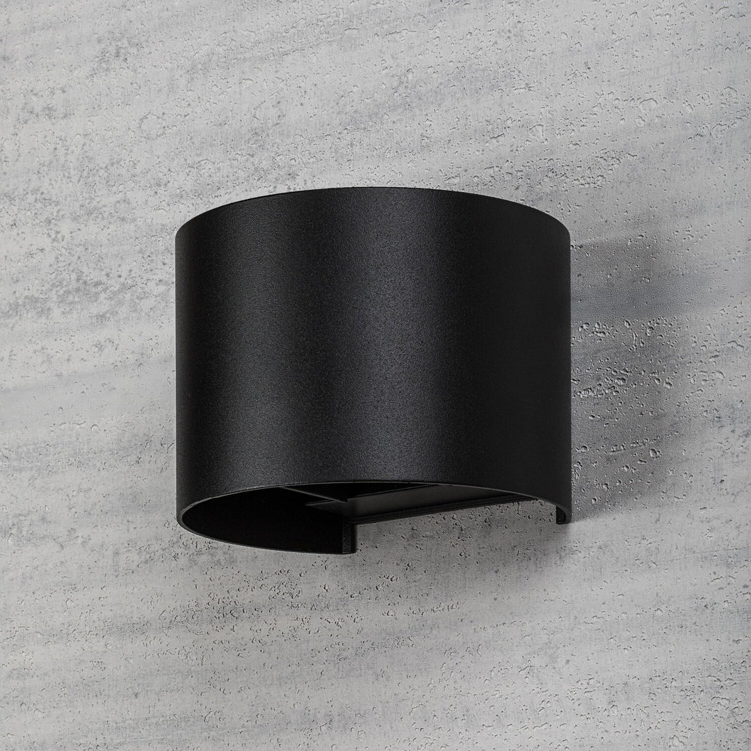 Applique da esterno, Virna, LED 5 W, 420 lm, temperatura di colore 2700, 4000, 6500 K, IP54, nero, 77218