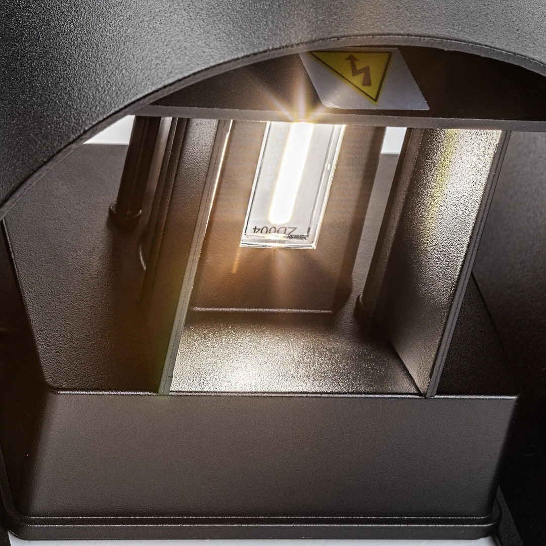 Applique da esterno, Virna, LED 5 W, 420 lm, temperatura di colore 2700, 4000, 6500 K, IP54, nero, 77218