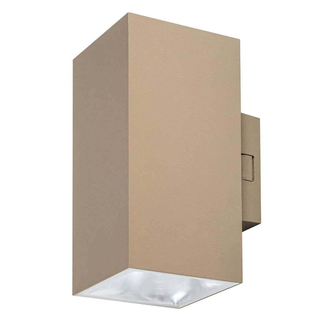 Applique da esterno, Urfa, LED 18 W, 1800 lm, temperatura di colore 2700, 4000, 6500 K, H 16 cm, IP65, grigio-beige, 77215