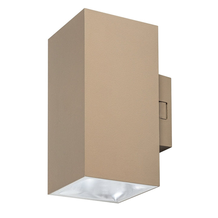 Applique da esterno, Urfa, LED 18 W, 1800 lm, temperatura di colore 2700, 4000, 6500 K, H 16 cm, IP65, grigio-beige, 77215