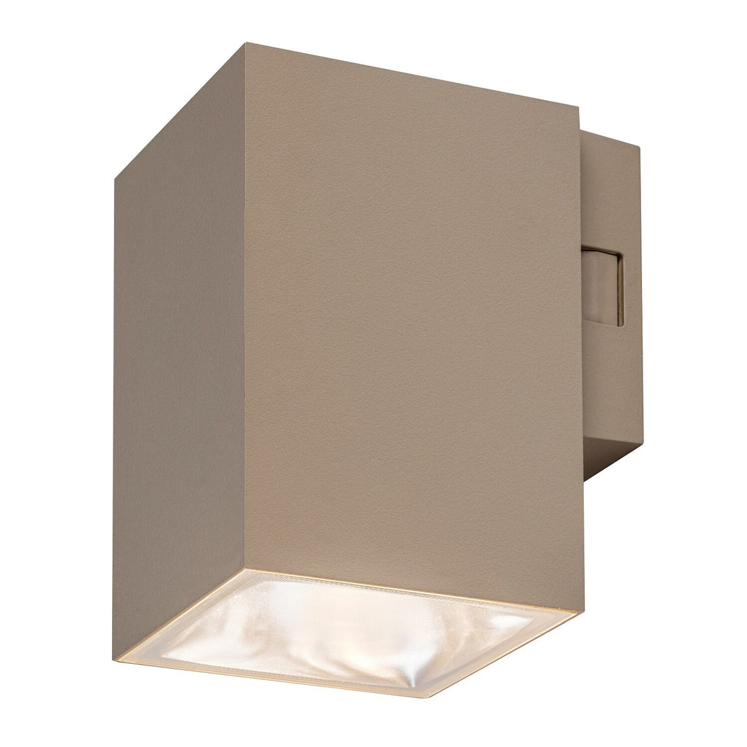 Applique da esterno, Urfa, LED 9 W, 900 lm, temperatura di colore 2700, 4000, 6500 K, H 11,5 cm, IP65, grigio-beige, 77216