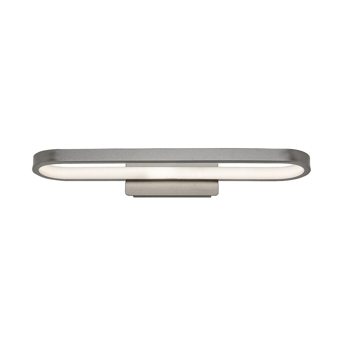 Applique da bagno, Odran, LED 15 W, 1200 lm, 4000 K, L 40 cm, color canna di fucile, IP44, 75114