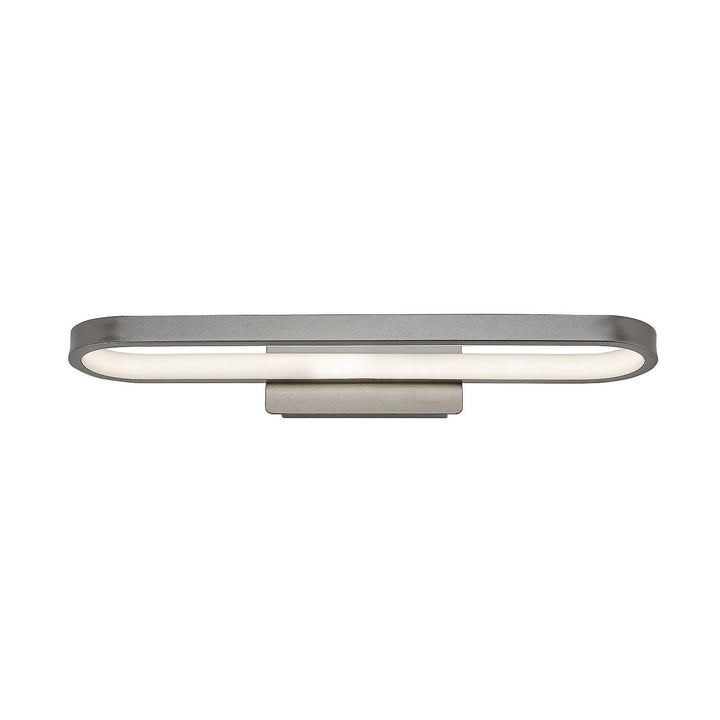Applique da bagno, Odran, LED 15 W, 1200 lm, 4000 K, L 40 cm, color canna di fucile, IP44, 75114