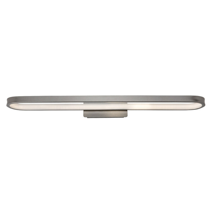 Applique da bagno, Odran, LED 18 W, 1350 lm, 4000 K, L 60 cm, color canna di fucile, IP44, 75115