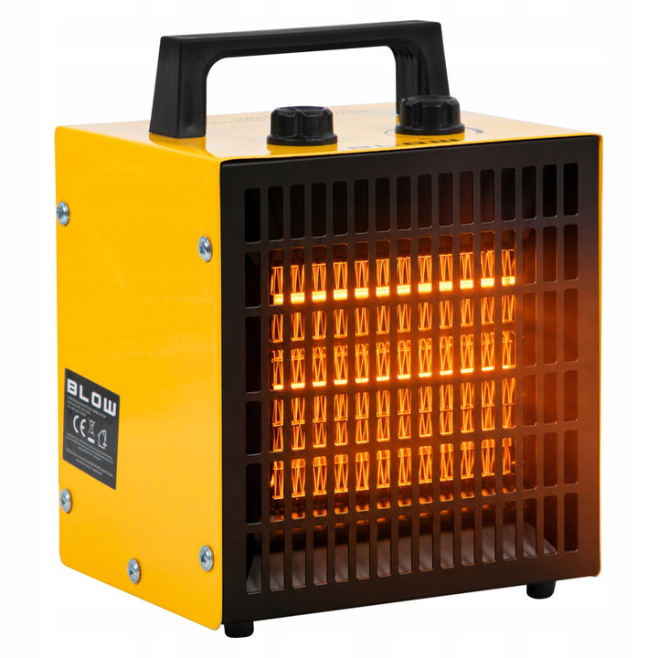 Riscaldatore Blow, potenza 2000 W, 2 livelli di riscaldamento, termostato regolabile, protezione contro il surriscaldamento, 44-904#