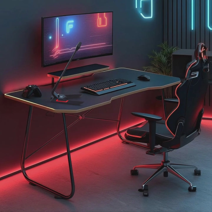 Microfono da gioco a LED USB YouTube streaming 1.5m sensibilità 21dB + 3dB NanoRS RS710