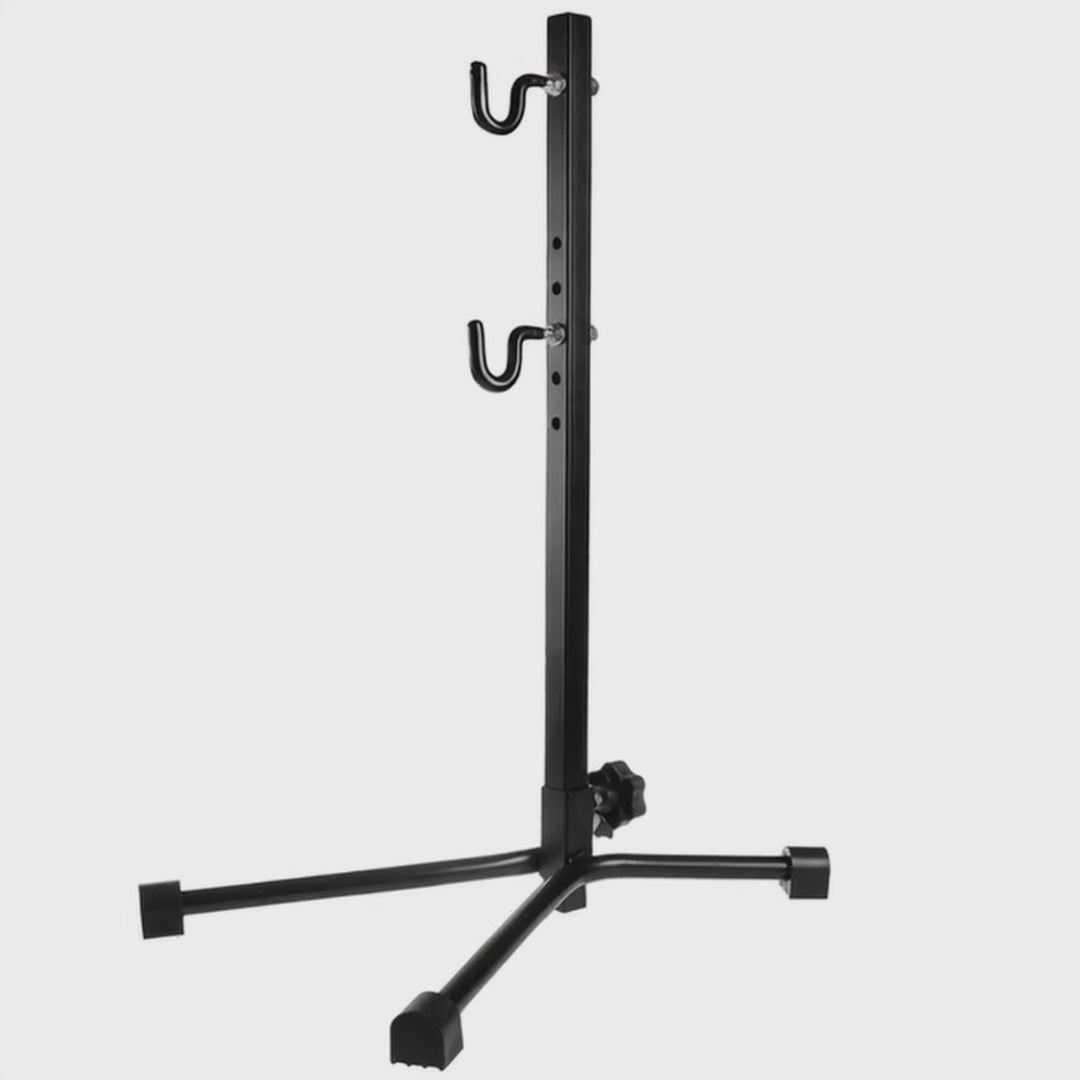 Maclean MC-434 Maniglia di servizio per bicicletta , in acciaio, carico massimo 20 kg, adatta a biciclette MTB con ruote fino a 27,5"