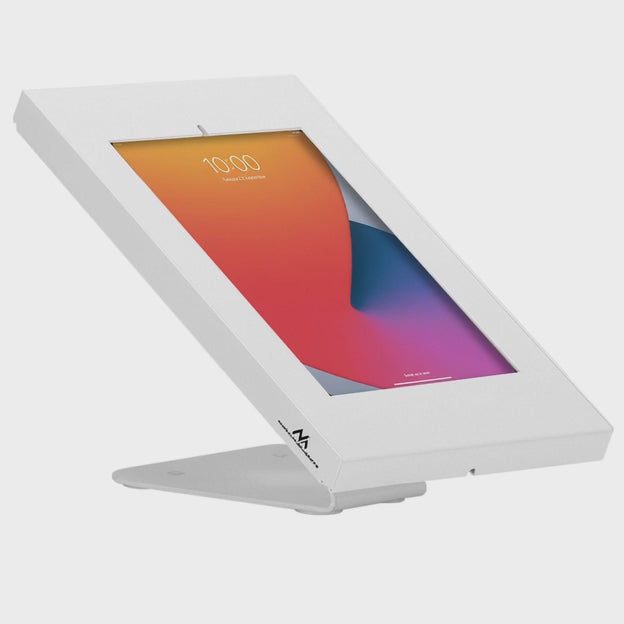 Supporto per tablet Maclean Advertising, supporto da parete/ufficio con blocco, 9,7"-11", iPad/iPad Air/iPad Pro, Samsung Galaxy Tab A/Tab A7/Tab S6 Lite, MC-475W