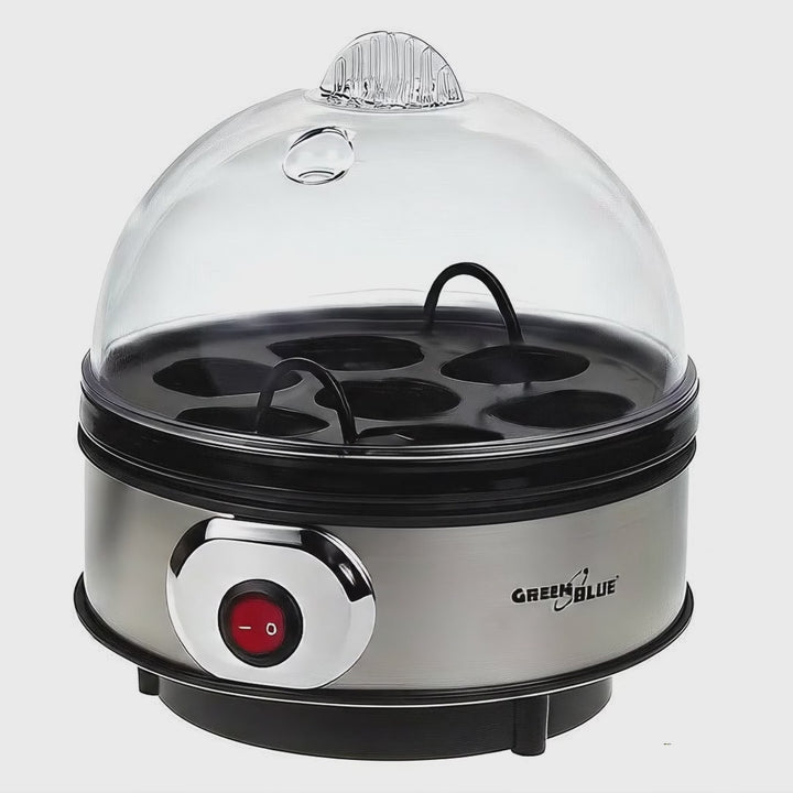 Cuociuova automatico GreenBlue, potenza 400W, fino a 7 uova, misurino, 220-240V~, 50 Hz, GB572