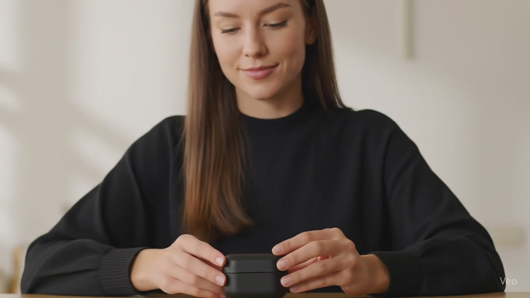 Audiocore Cuffie intrauricolari Bluetooth TWS con stazione di ricarica e microfono integrato Tecnologia touch Auricolari wireless True Wireless Stereo Scatola di ricarica BT5.1 con display nero