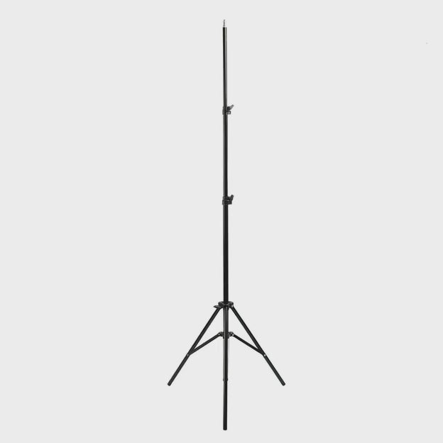 Maclean MC-163 stativo Treppiede per anello luminoso da 12 "altezza regolabile 62-190 cm Supporto per lampada con capacità di carico di 3 kg stativo per luce