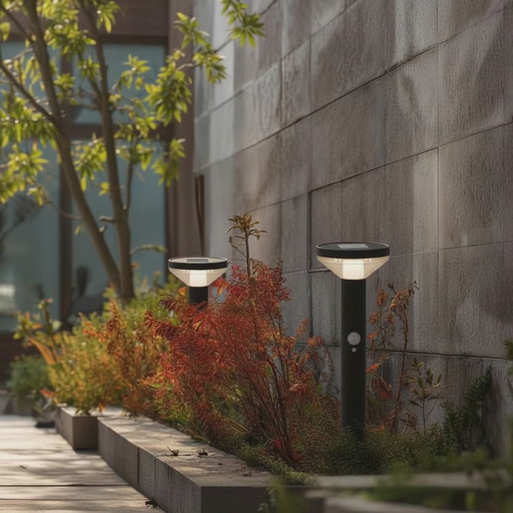 Maclean  MCE465 B Lampada solare LED da Incasso con sensore di movimento e sensore crepuscolare 3 Modalità di Funzionamento
