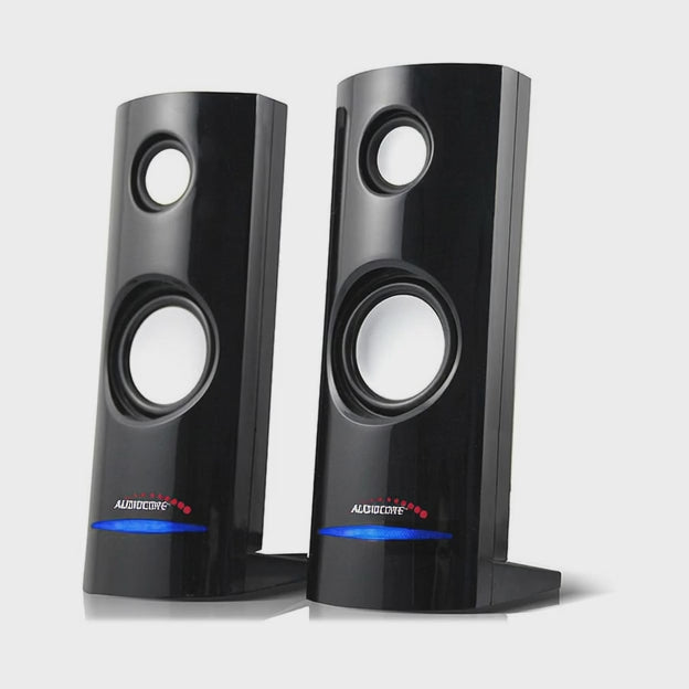 Altoparlanti Stereo da PC Computer Portatile USB MINI Audiocore AC860