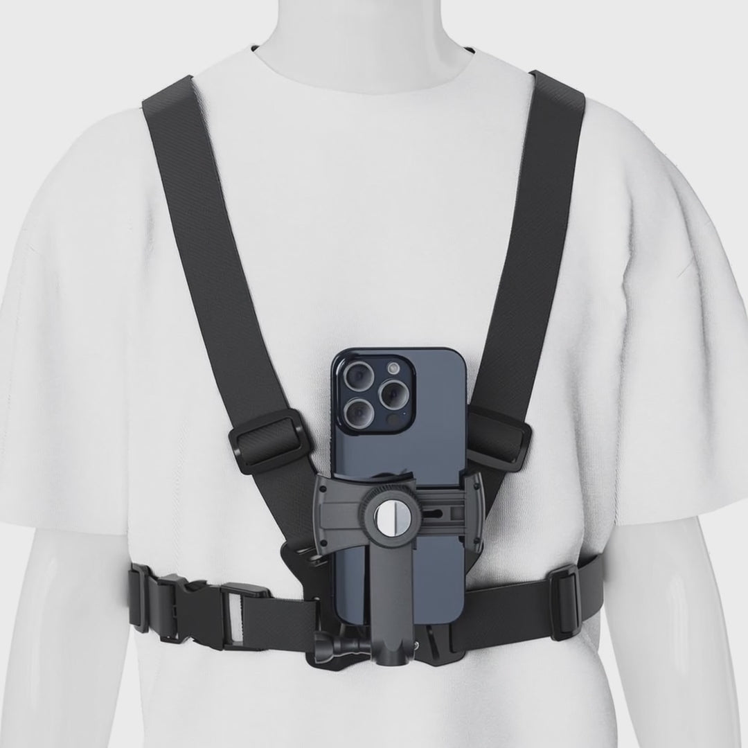 Imbracatura per telefono Maclean Sports, universale, per telefono, fotocamera, compatibile con GoPro e altre fotocamere, supporto girevole, MC-294