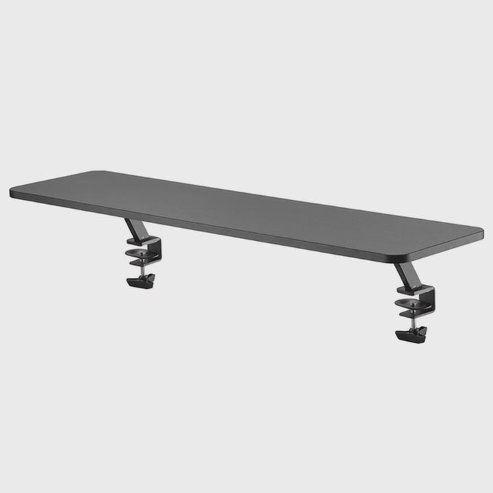 Ergo Office ER-409 Supporto per monitor 13"~32" fino a max. 20kg Ripiano da tavolo 100x26cm Mensola Supporto da tavolo